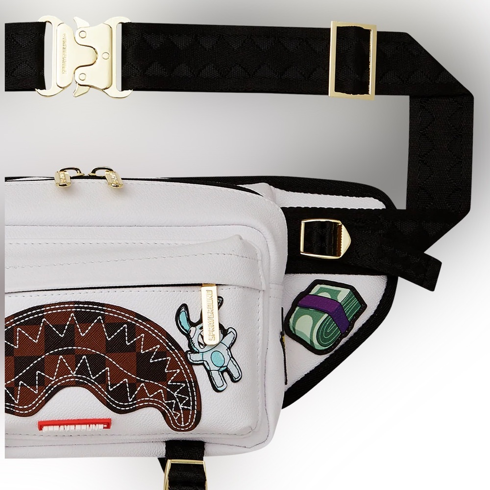 Sprayground LET'S MAKE SOME NOISE CARGO CROSSBODY fanny pack - Picture 3 of 4